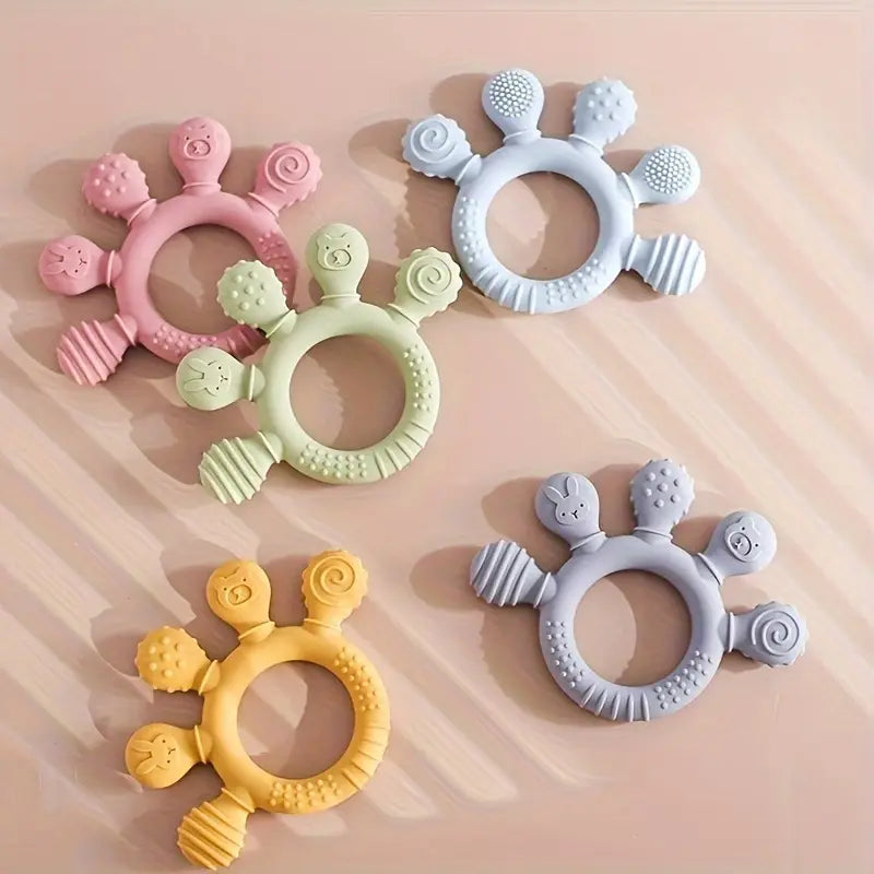 Food Grade Silicone Baby Teething Toys, Baby Teethers